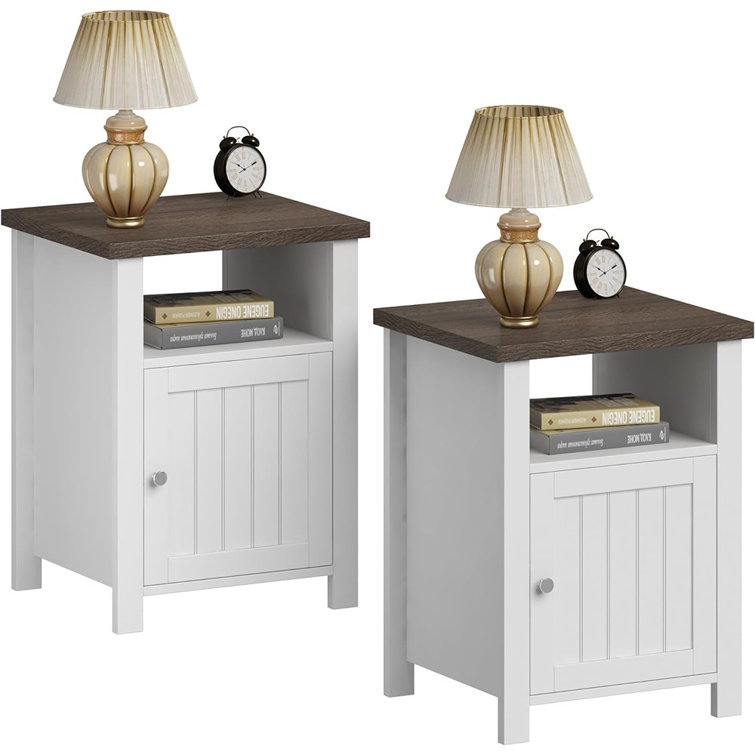 Latitude Run Elene Nightstand in White Wayfair